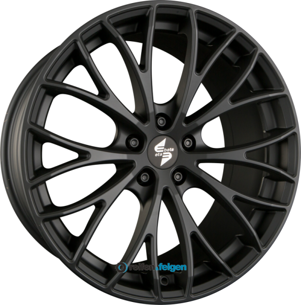 ETABETA PIUMA 7.5x19 ET40 5x114.3 NB67.1 Black Matt werk91-4 Schwarz