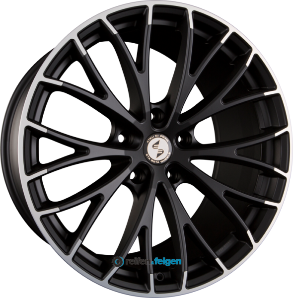 EtaBeta PIUMA 9.5x19 ET45 5x112 NB78.1 Black Matt Special Edition