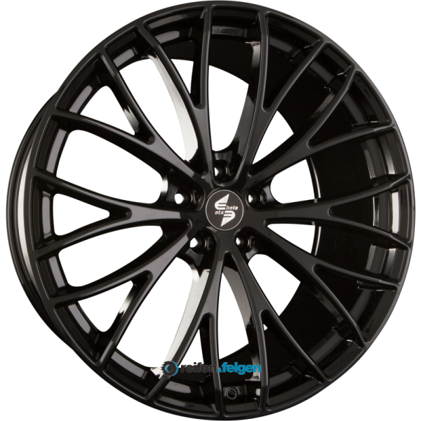 EtaBeta PIUMA 9.5x22 ET45 5x112 NB66.6 Black Shiny