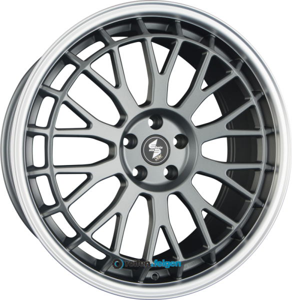 EtaBeta UNIT 9.5x21 ET50 5x112 NB66.6 Anthracite Matt Lip Polished
