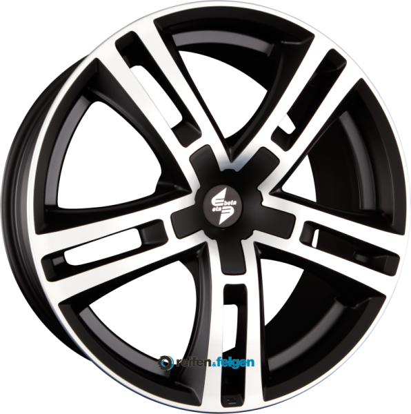 EtaBeta URIEL 9x20 ET35 5x114.3 NB66.1 Black Matt Polish