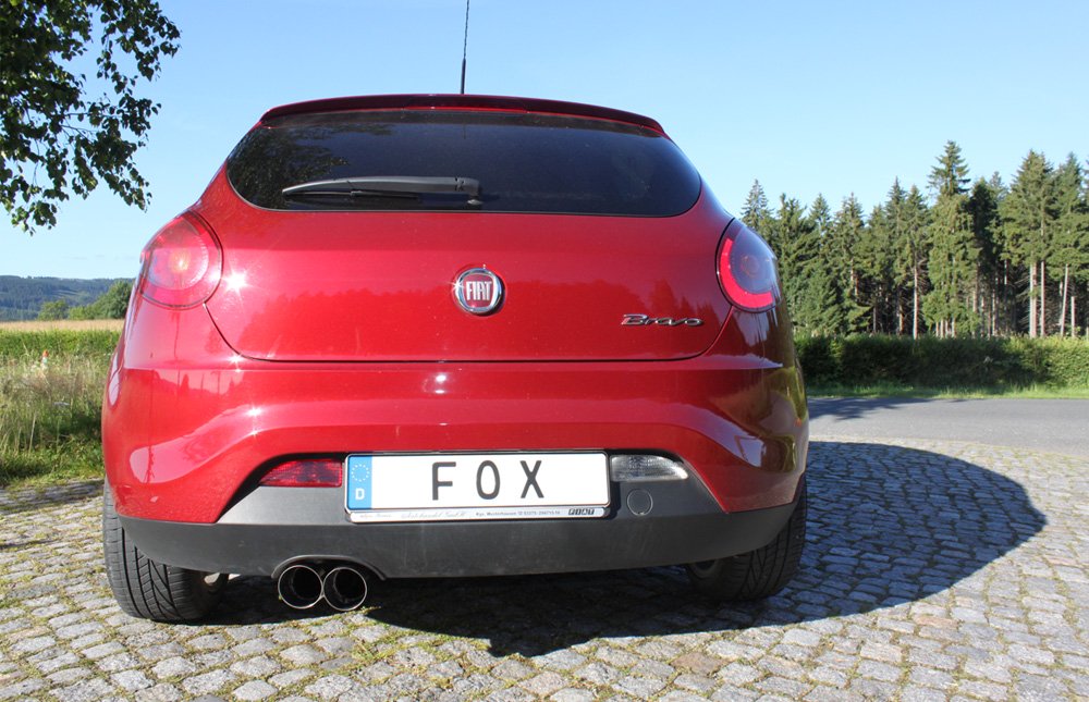 Fox Auspuff Sportauspuff Komplettanlage für Fiat Bravo 198 2.0l D 120/121kW