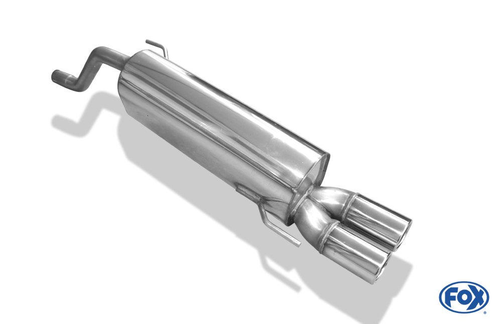 Fox Auspuff Sportauspuff Endschalldämpfer für Fiat Grande Punto 199 1,3l D
