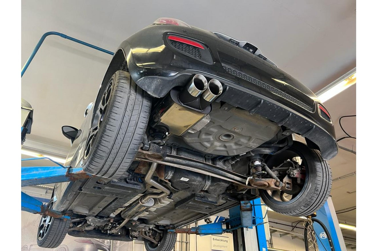 Fox Auspuff Sportauspuff Komplettanlage für Fiat 500 500C 0,9l 77kW