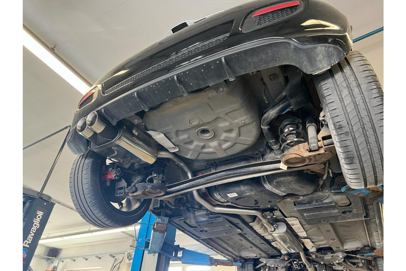 Fox Auspuff Sportauspuff Komplettanlage für Fiat 500 500C 0,9l 77kW