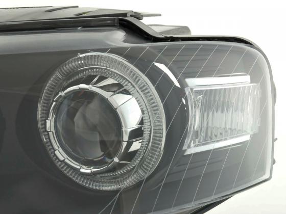 Scheinwerfer Set Angel Eyes VW Passat Typ B6 05-11 schwarz