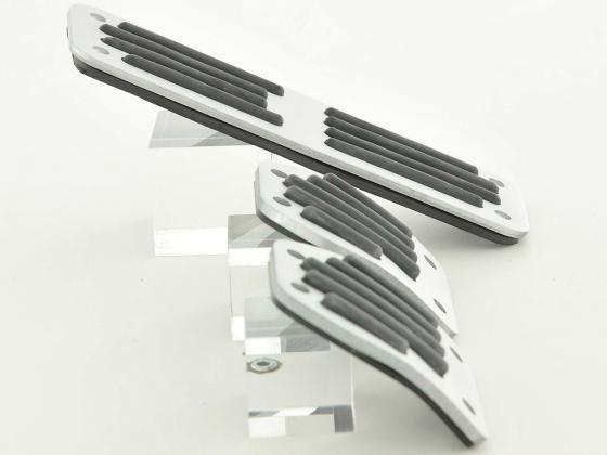 FK Alupedale Pedale Set 3-teilig Mercedes Benz C-/E-/S-Klasse Pedalcover Autopedale Streifen-Design