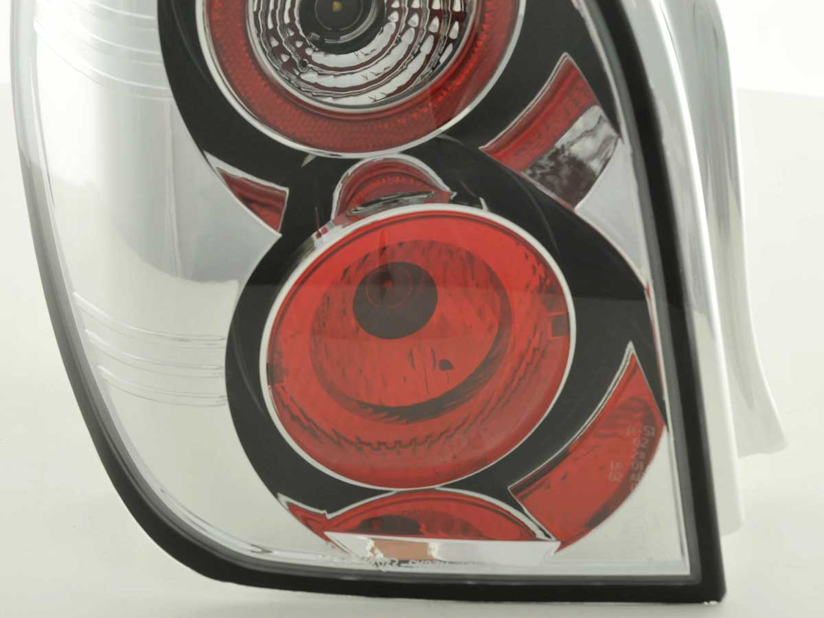 Rückleuchten Set Citroen C2 Typ J HFX J KFV J 8HX J NFU Bj. 03- chrom
