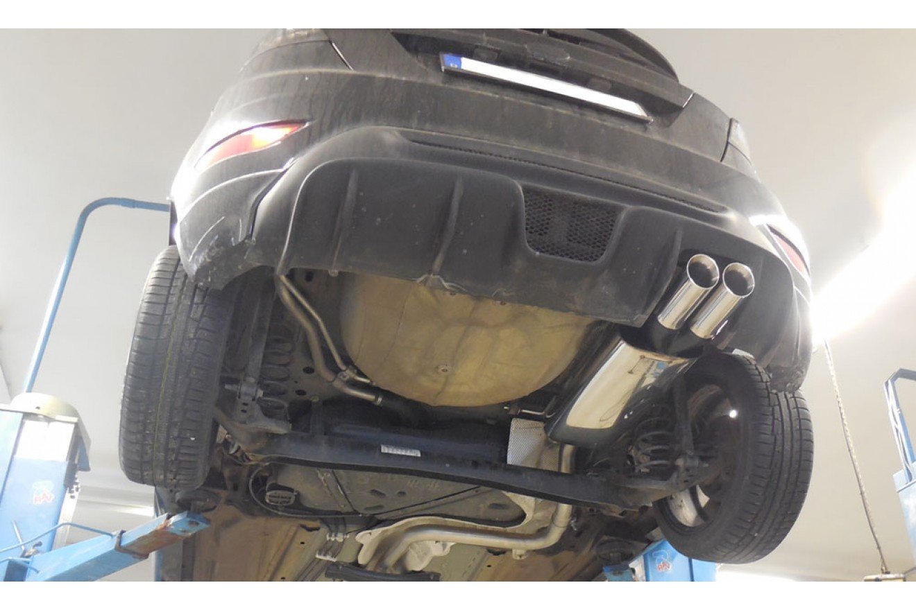 Fox Auspuff Sportauspuff Endschalldämpfer für Ford Fiesta VII Fiesta VII Sport