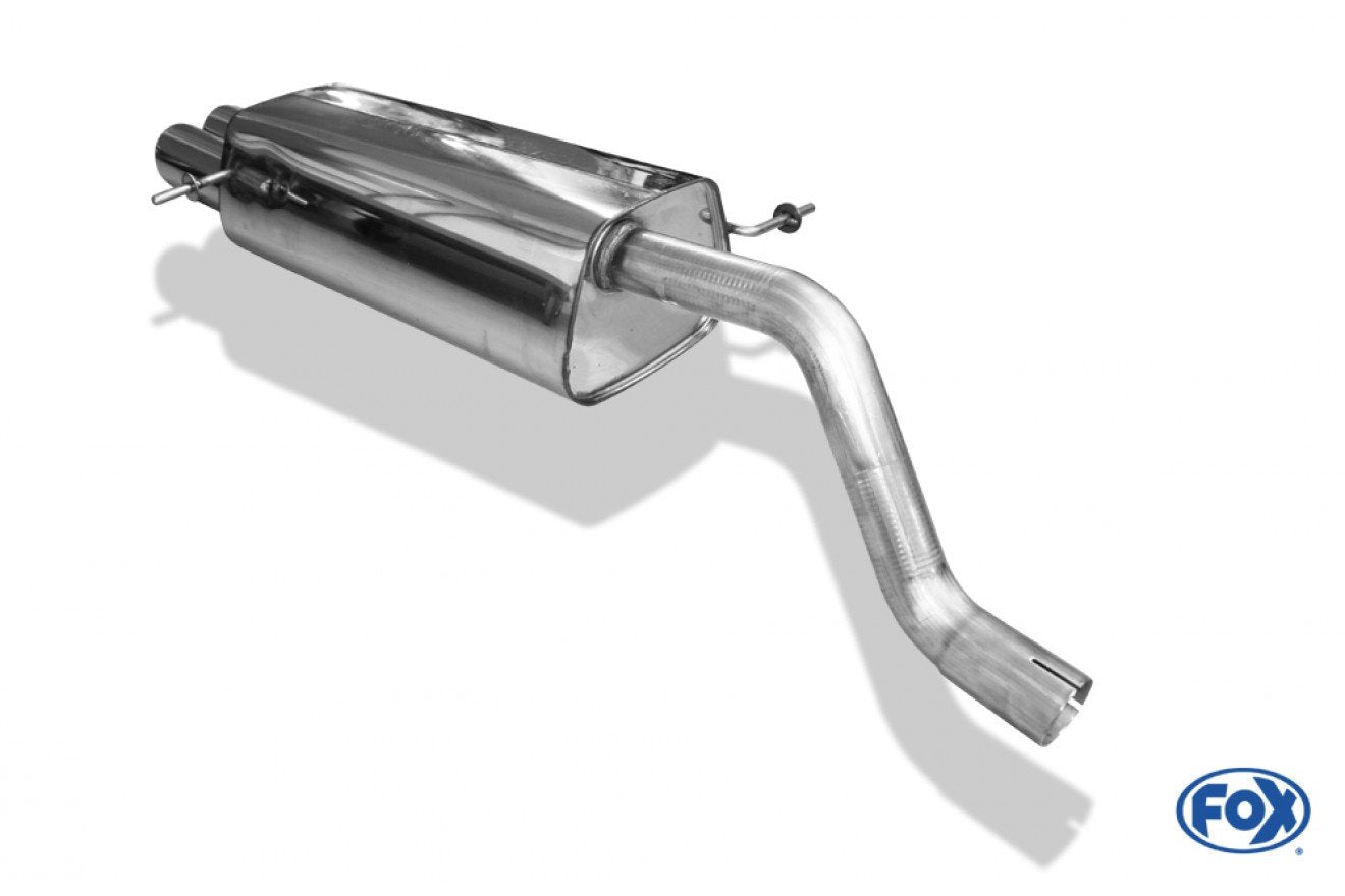 Fox Auspuff Sportauspuff Endschalldämpfer für Ford Fiesta VII Fiesta VII Sport
