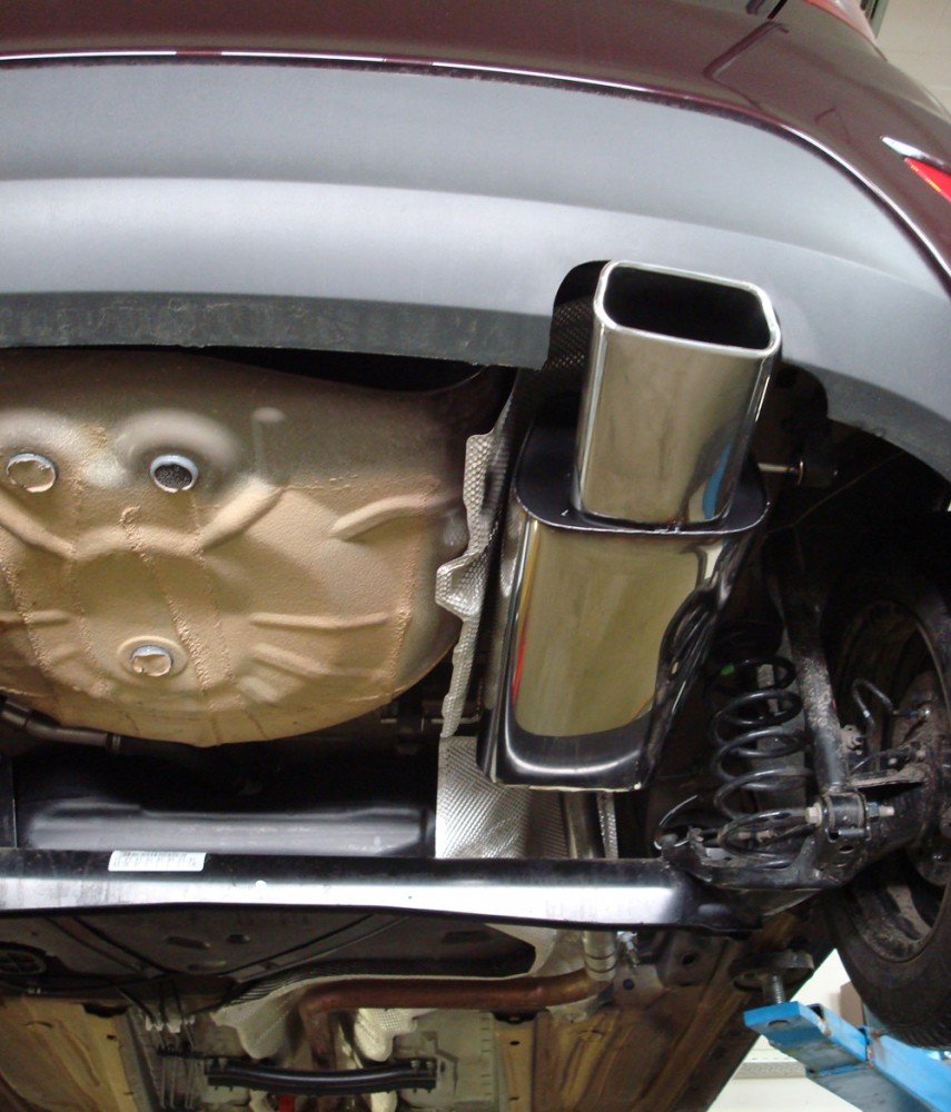 Fox Auspuff Sportauspuff Komplettanlage für Ford Fiesta 7 Fiesta 7 Sport 1.0l