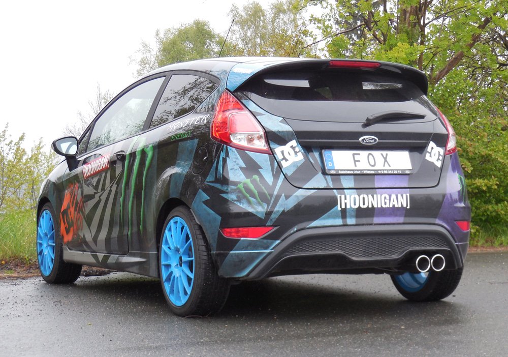 Fox Auspuff Sportauspuff Komplettanlage für Ford Fiesta Fiesta VII ST 1.6l 134kW