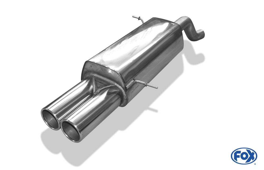 Fox Auspuff Sportauspuff Endschalldämpfer für Ford Fiesta Fiesta 7 ST 1.6l 134kW