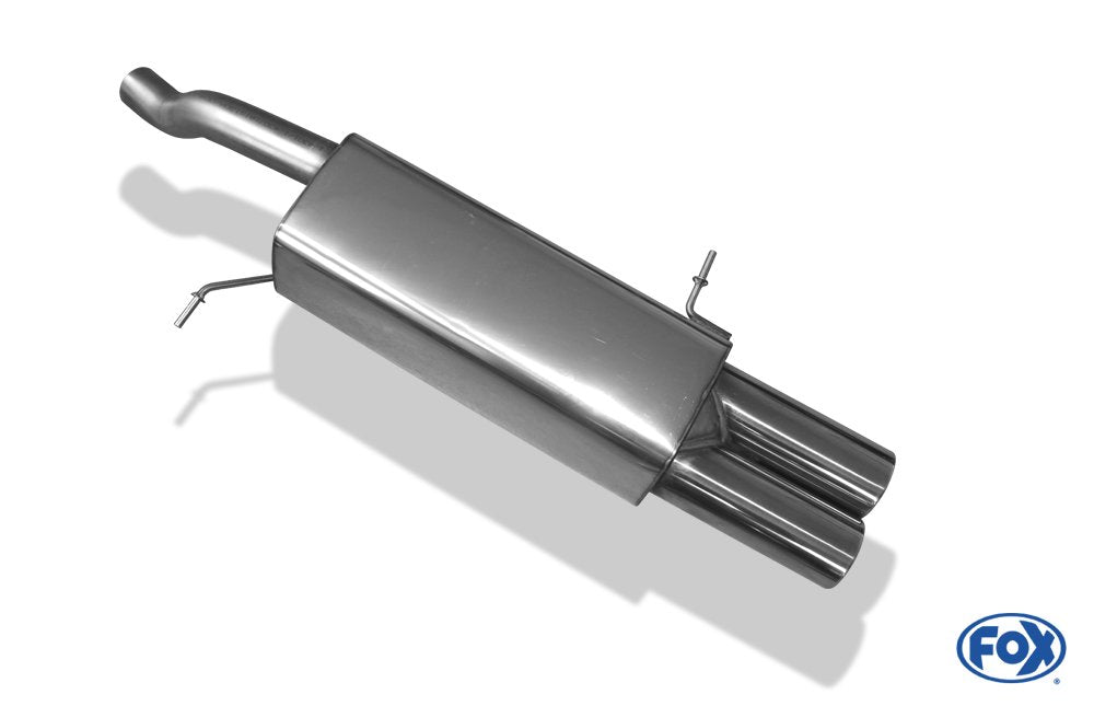 Fox Auspuff Sportauspuff Endschalldämpfer für Ford Fiesta Fiesta 7 ST 1.6l 134kW