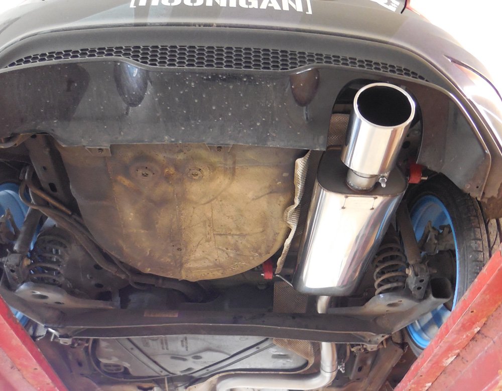 Fox Auspuff Sportauspuff Endschalldämpfer für Ford Fiesta Fiesta 7 ST 1.6l 134kW