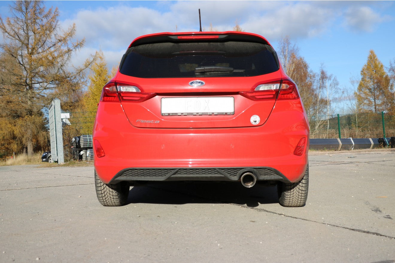 Fox Auspuff Sportauspuff Endschalldämpfer für Ford Fiesta VII JHH 1,0l 74kW