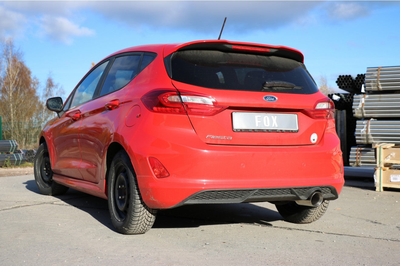 Fox Auspuff Sportauspuff Komplettanlage für Ford Fiesta VII JHH 1,0l 74kW