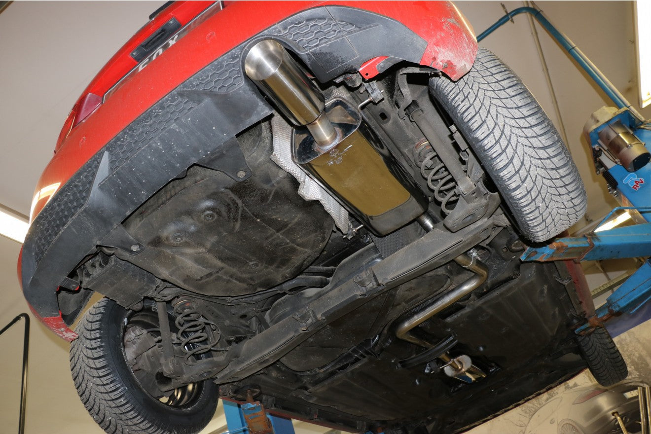 Fox Auspuff Sportauspuff Komplettanlage für Ford Fiesta VII JHH 1,0l 74kW