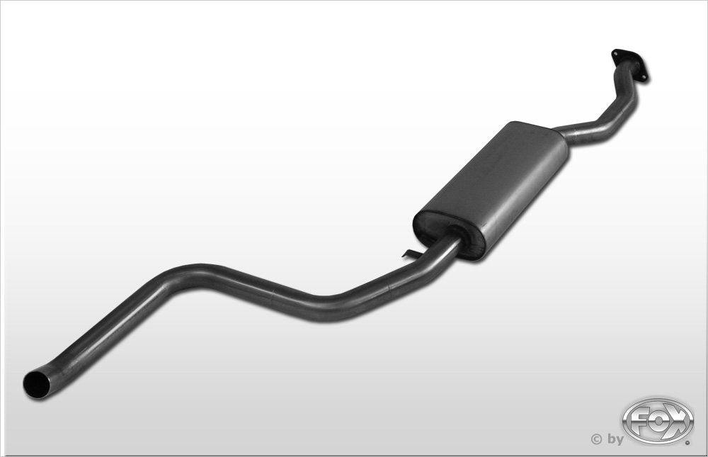 Fox Auspuff Sportauspuff Komplettanlage für Ford Escort GAL/AAL/ABL/ALL 1,4l