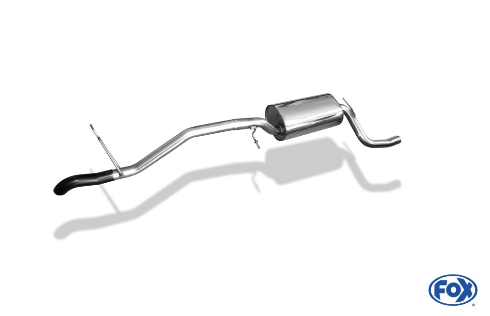 Fox Auspuff Sportauspuff Endschalldämpfer für Ford Focus 2 Tunier 1.4 1.6 1.8