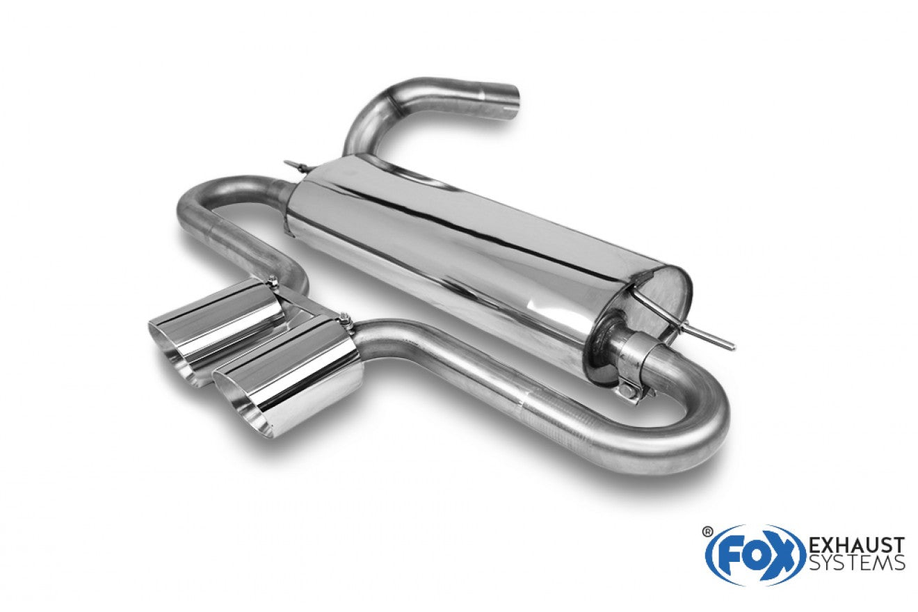 Fox Auspuff Sportauspuff Endschalldämpfer für Ford Focus III ST Fließheck 2.0l