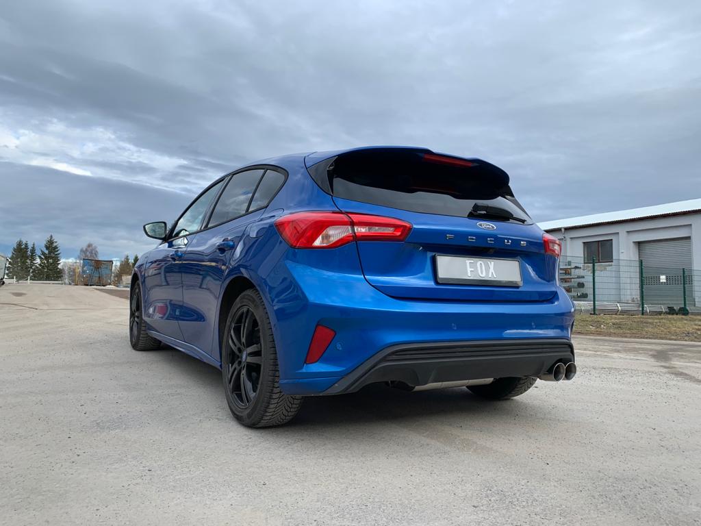 Fox Auspuff Sportauspuff Endschalldämpfer für Ford Focus IV ST-Line 1.5l