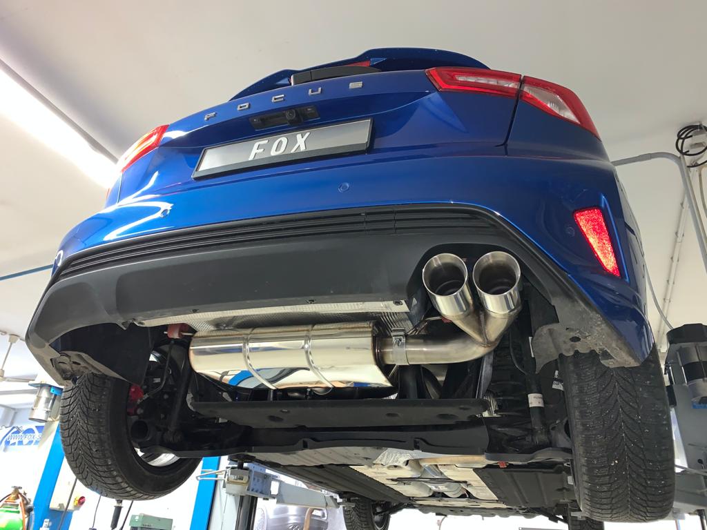 Fox Auspuff Sportauspuff Komplettanlage für Ford Focus IV 1.5l 111/134kW Bj.18-