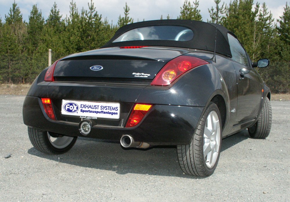Fox Auspuff Sportauspuff Komplettanlage für Ford Street Ka 1.6l 70kW