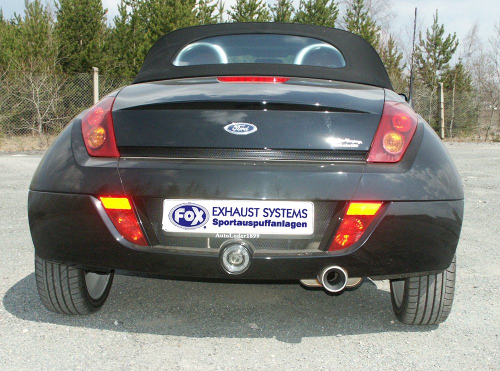 Fox Auspuff Sportauspuff Komplettanlage für Ford Street Ka 1.6l 70kW