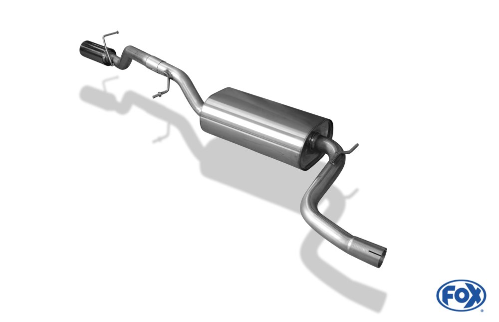 Fox Auspuff Sportauspuff Endschalldämpfer für Ford Focus C-Max 1.6l 1.8l 88/92kW