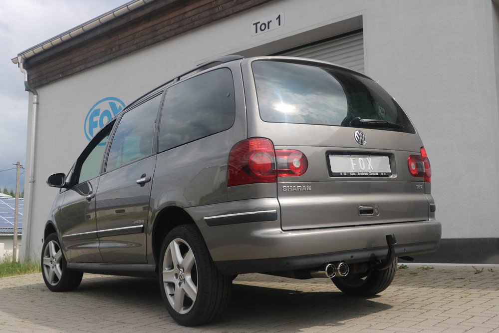 Fox Auspuff Sportauspuff Komplettanlage für VW Sharan 7M - 4-Motion
