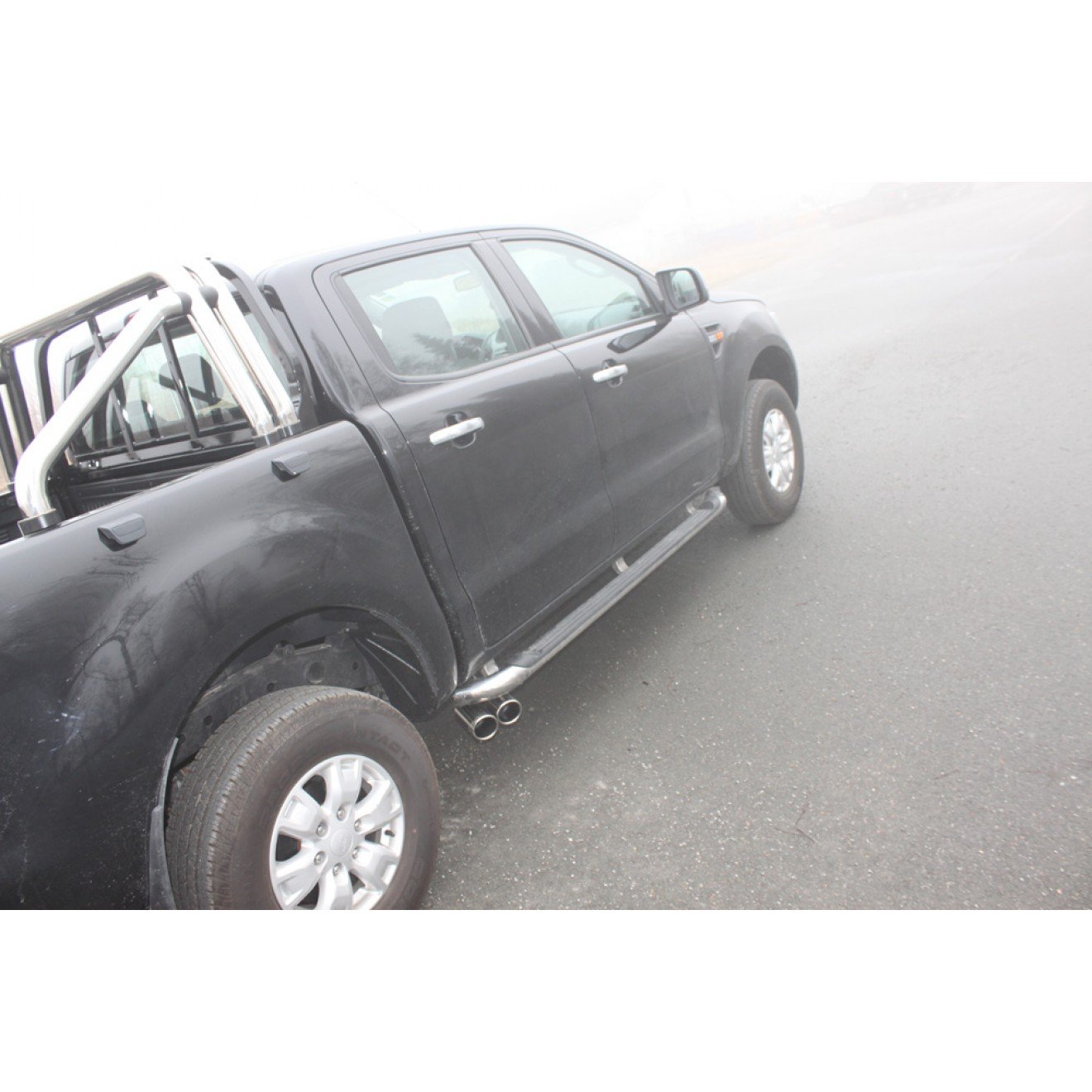 Fox Auspuff Sportauspuff Endschalldämpfer Sidepipe für Ford Ranger Doppelkabine