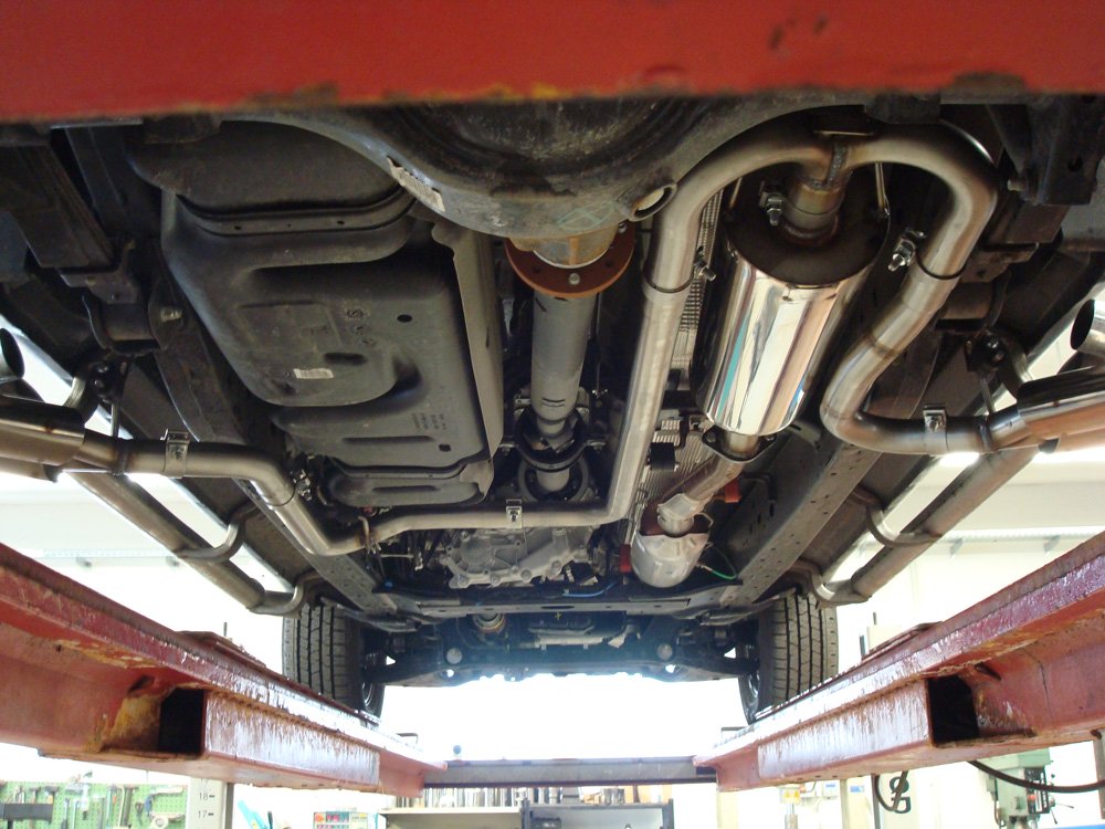 Fox Auspuff Sportauspuff Endschalldämpfer Sidepipe für Ford Ranger Doppelkabine