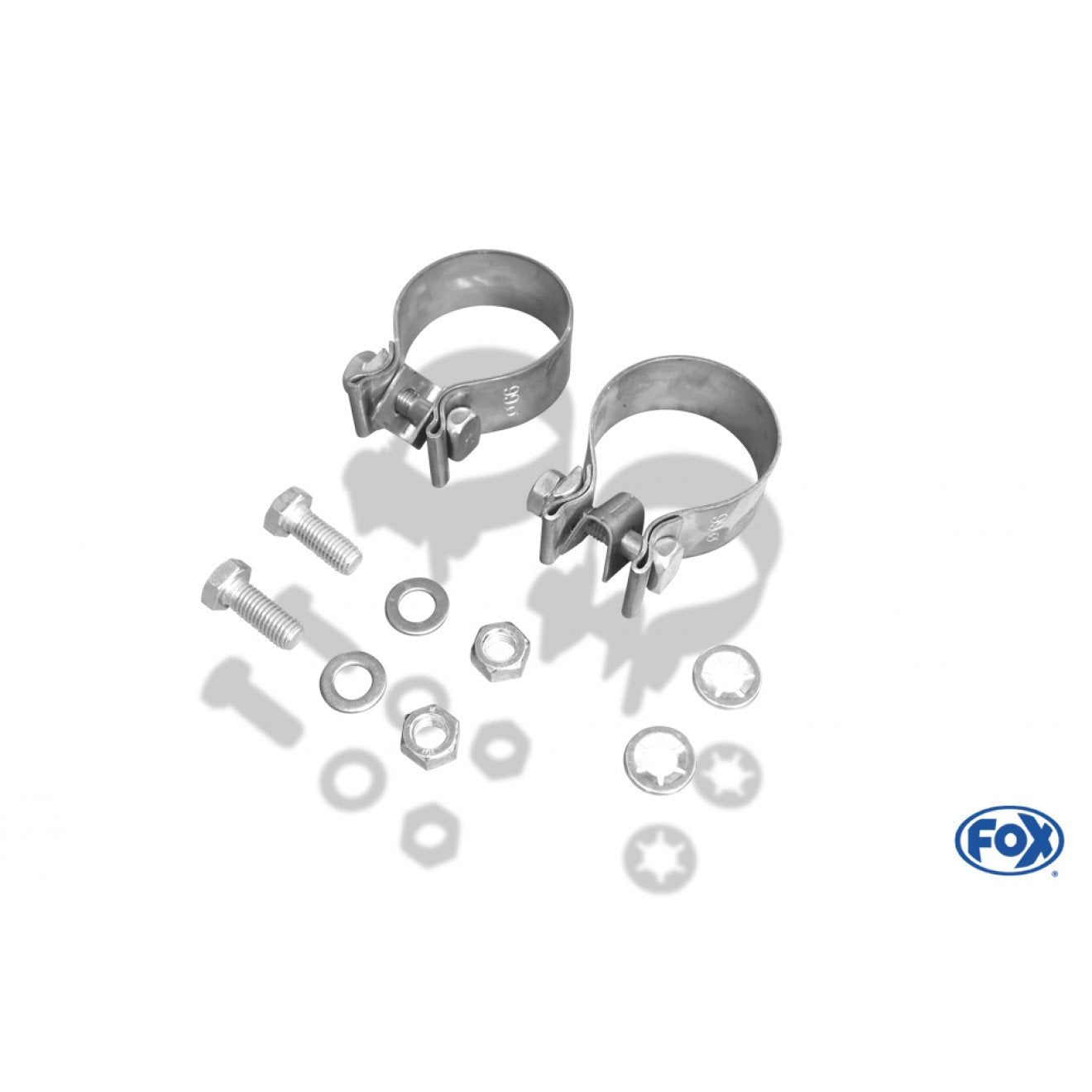 Fox Auspuff Sportauspuff Endschalldämpfer Sidepipe für Ford Ranger Doppelkabine