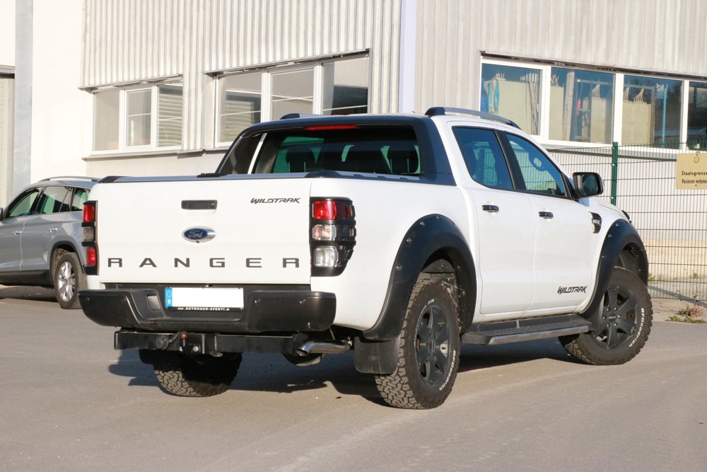 Fox Auspuff Sportauspuff Endschalldämpfer für Ford Ranger Doppelkabine 4x4 2.2,