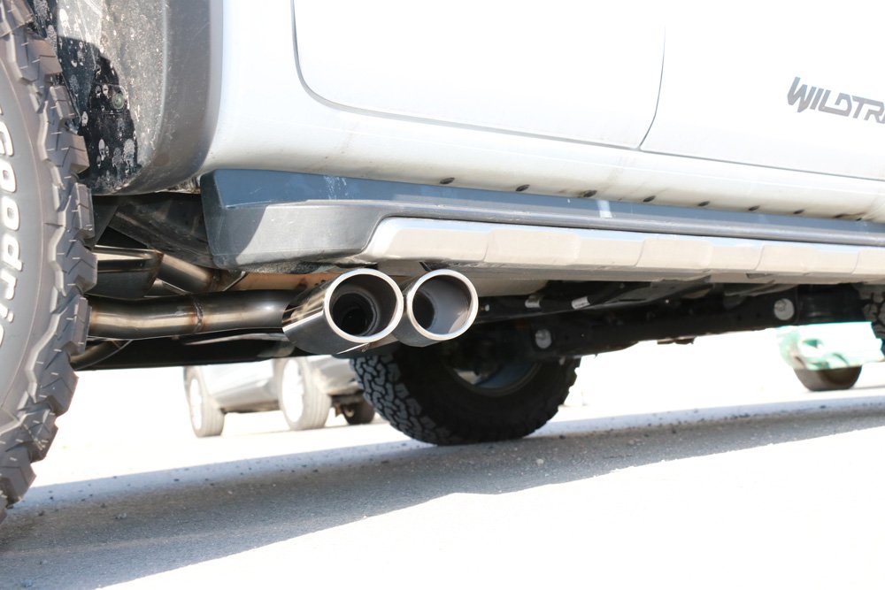 Fox Auspuff Sportauspuff Endschalldämpfer für Ford Ranger Doppelkabine 4x4 2.2