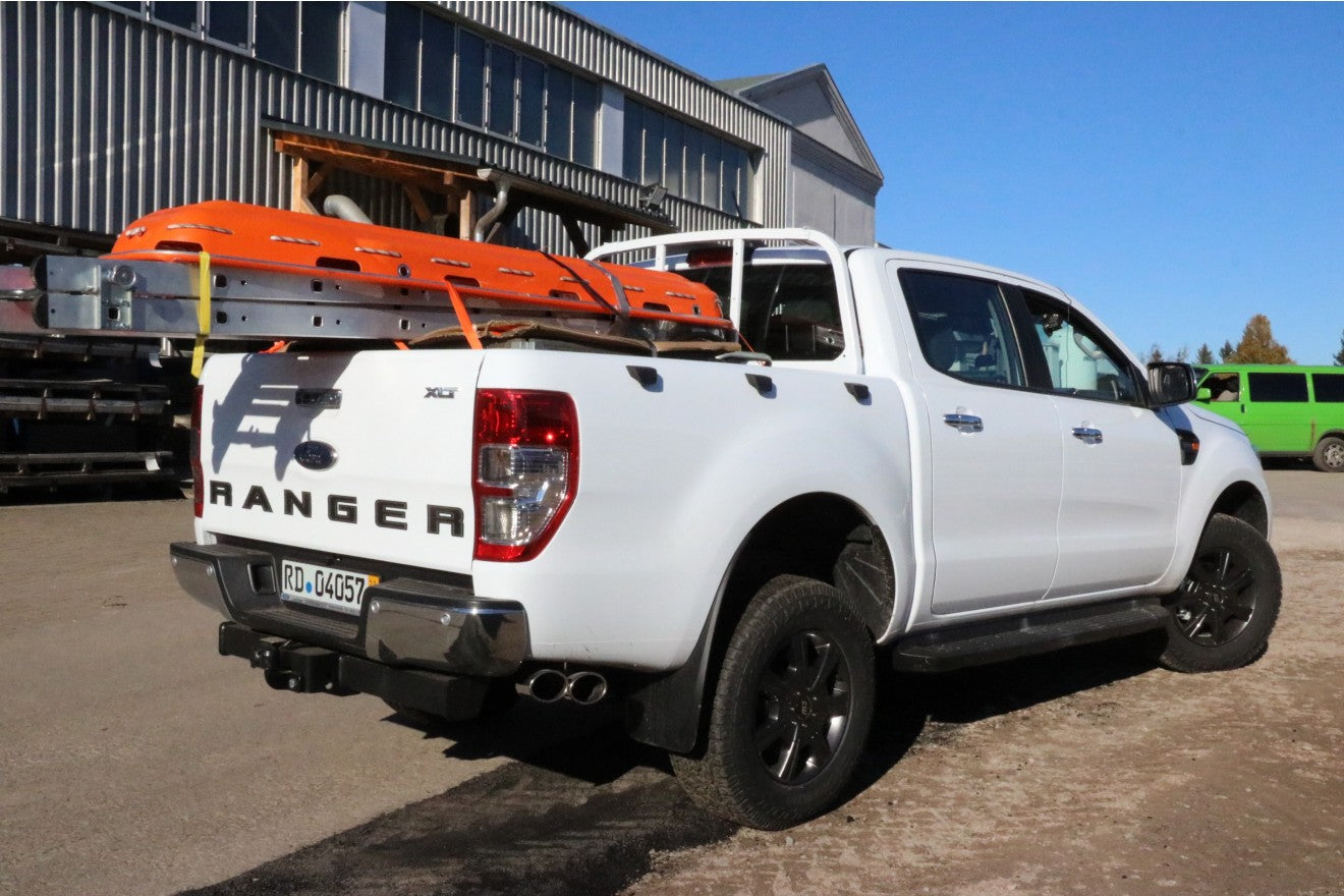 Fox Auspuff Sportauspuff Endschalldämpfer für Ford Ranger 4x4 Doppelkabine 2,0l