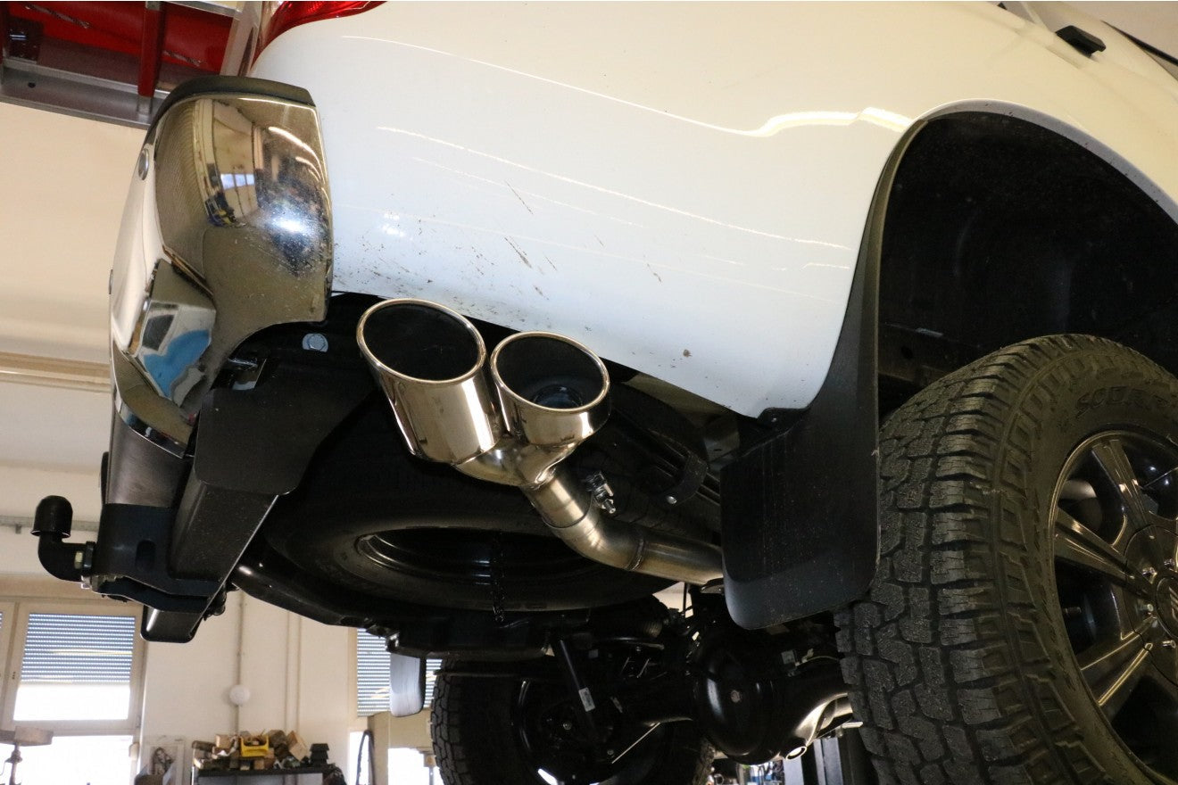 Fox Auspuff Sportauspuff Endschalldämpfer für Ford Ranger 4x4 Doppelkabine 2,0l