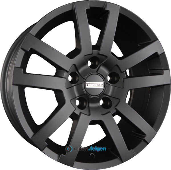 FONDMETAL 7700-1 7.5x18 ET44.45 5x127 NB71.6 Matt Black