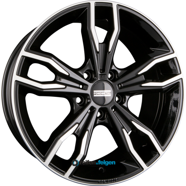 FONDMETAL ALKE 8x18 ET30 5x112 NB66.6 Black Machined