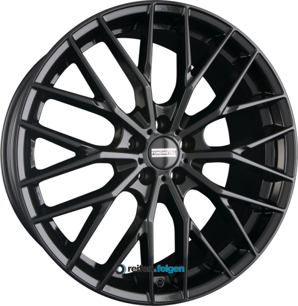 FONDMETAL MAKHAI 8.5x19 ET40 5x114.3 NB64.1 Glossy Black