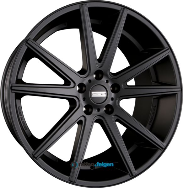 FONDMETAL STC-10 11x22 ET40 5x127 NB71.5 Matt Black