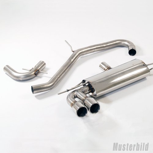 Friedrich Motorsport 55mm Rennsportanlage Duplex Sportauspuff Anlage für BMW E46