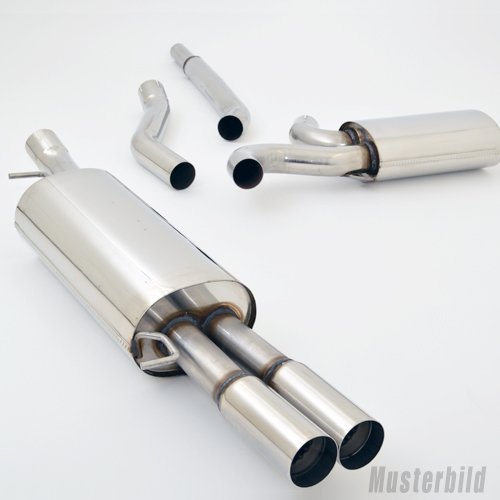 Streetbeast 76mm Single-Anlage mit Klappensteuerung für Audi TT 8J Frontantrieb