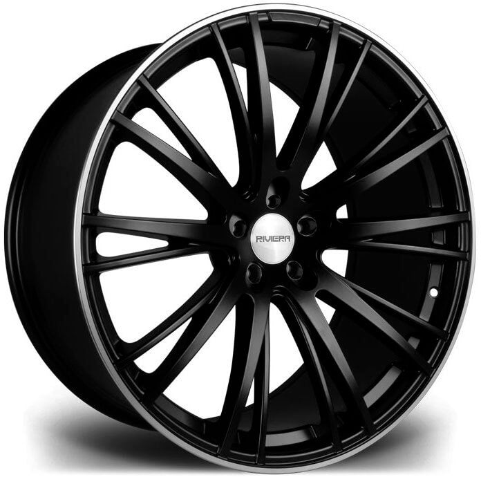 RIVIERA RV128 10.5X22 BLANK ET NB25 74.1 MATT BLACK POLISHED LIP