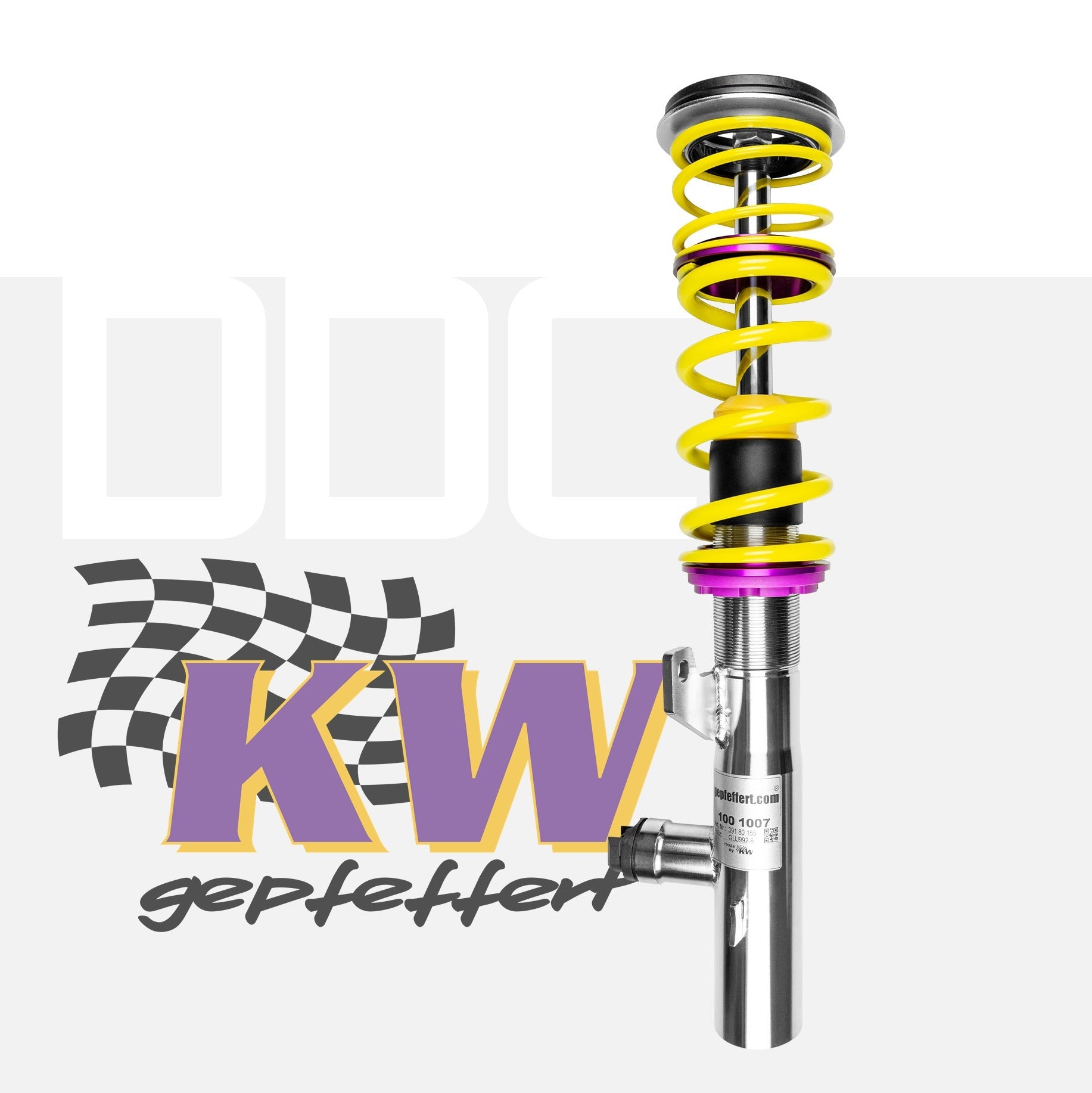 gepfeffert.com Gewindefahrwerk DDC plug&play Ø 55mm (tiefe Ausführung ohne Sturzdomlager)