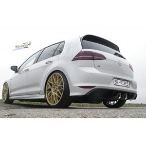 BN Pipes VW  Golf 7 Endschalldaempfer mit Klappe