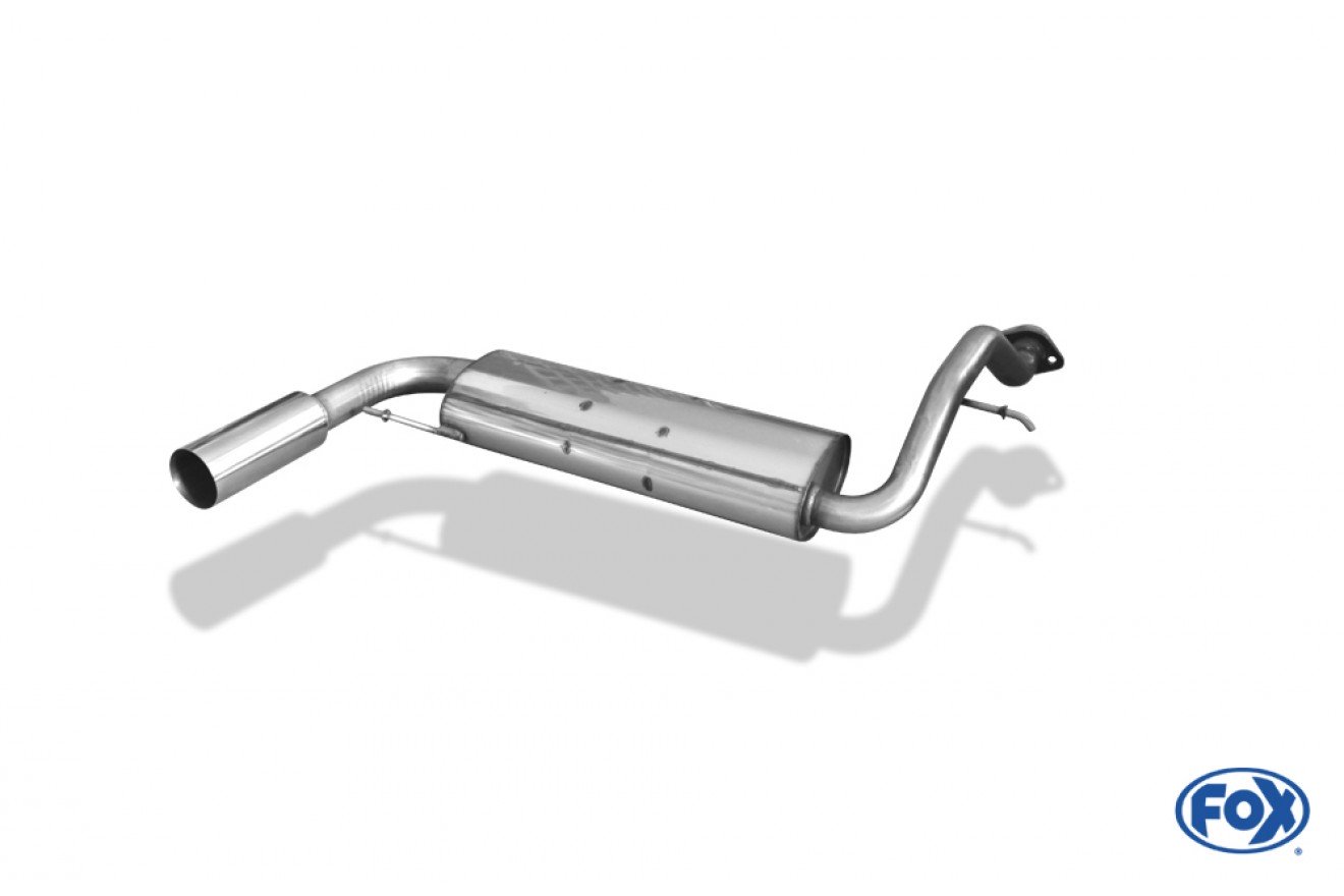 Fox Auspuff Sportauspuff Endschalldämpfer für Honda Civic III CRX II