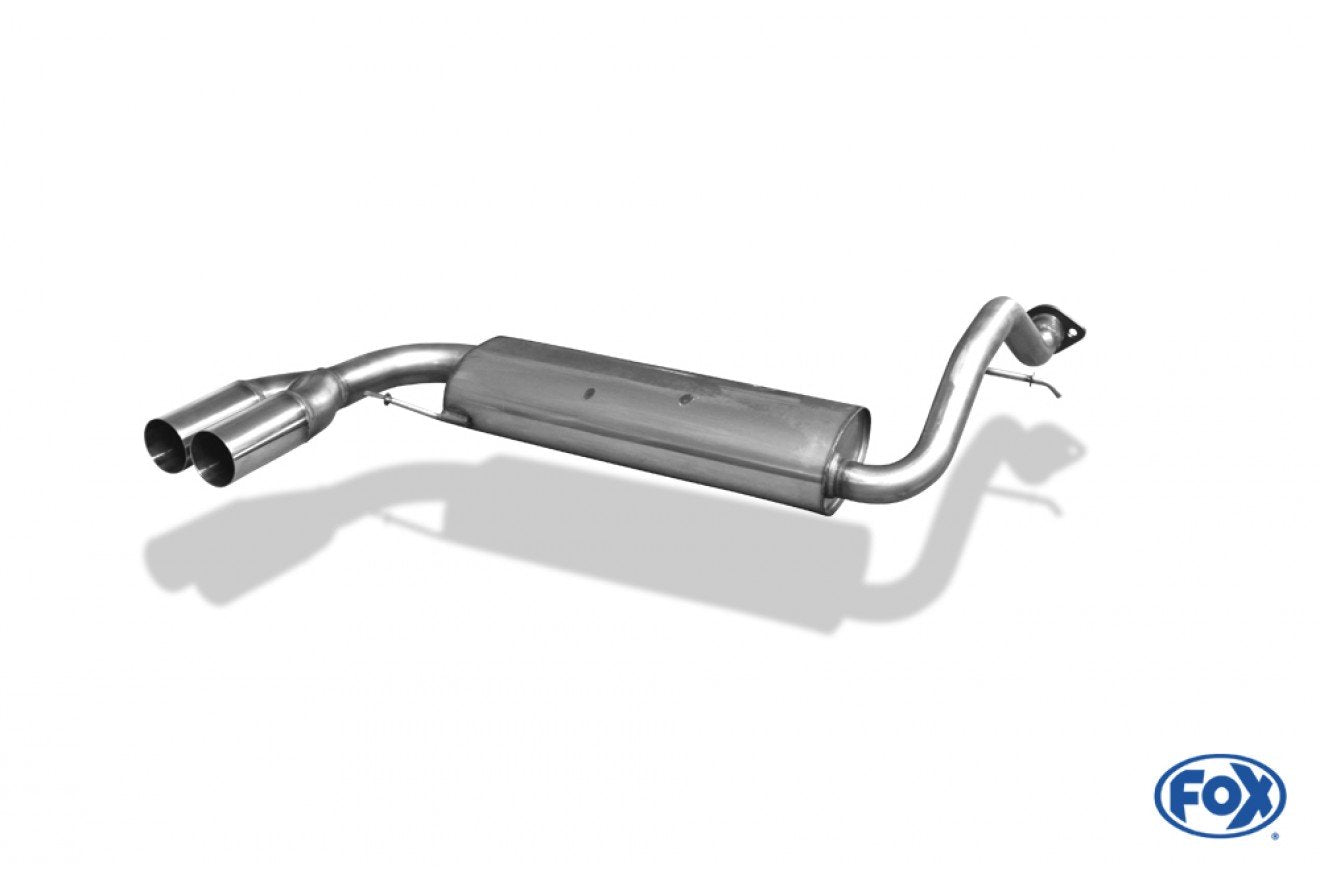 Fox Auspuff Sportauspuff Endschalldämpfer für Honda Civic 3 CRX 2 EC8/9 ED6/7/9