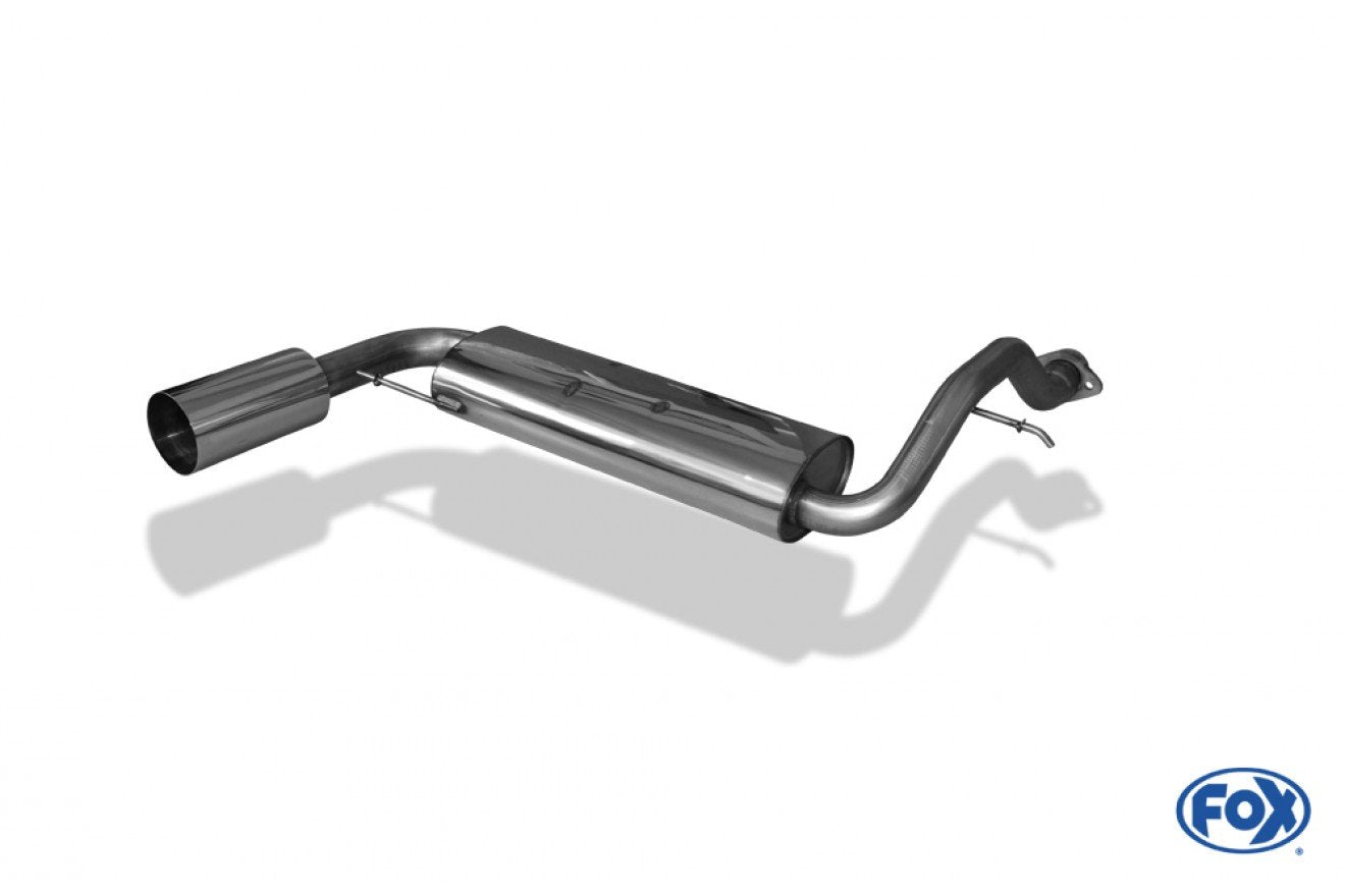 Fox Auspuff Sportauspuff Endschalldämpfer für Honda Civic 3 CRX 2 EC8/9 ED6/7/9